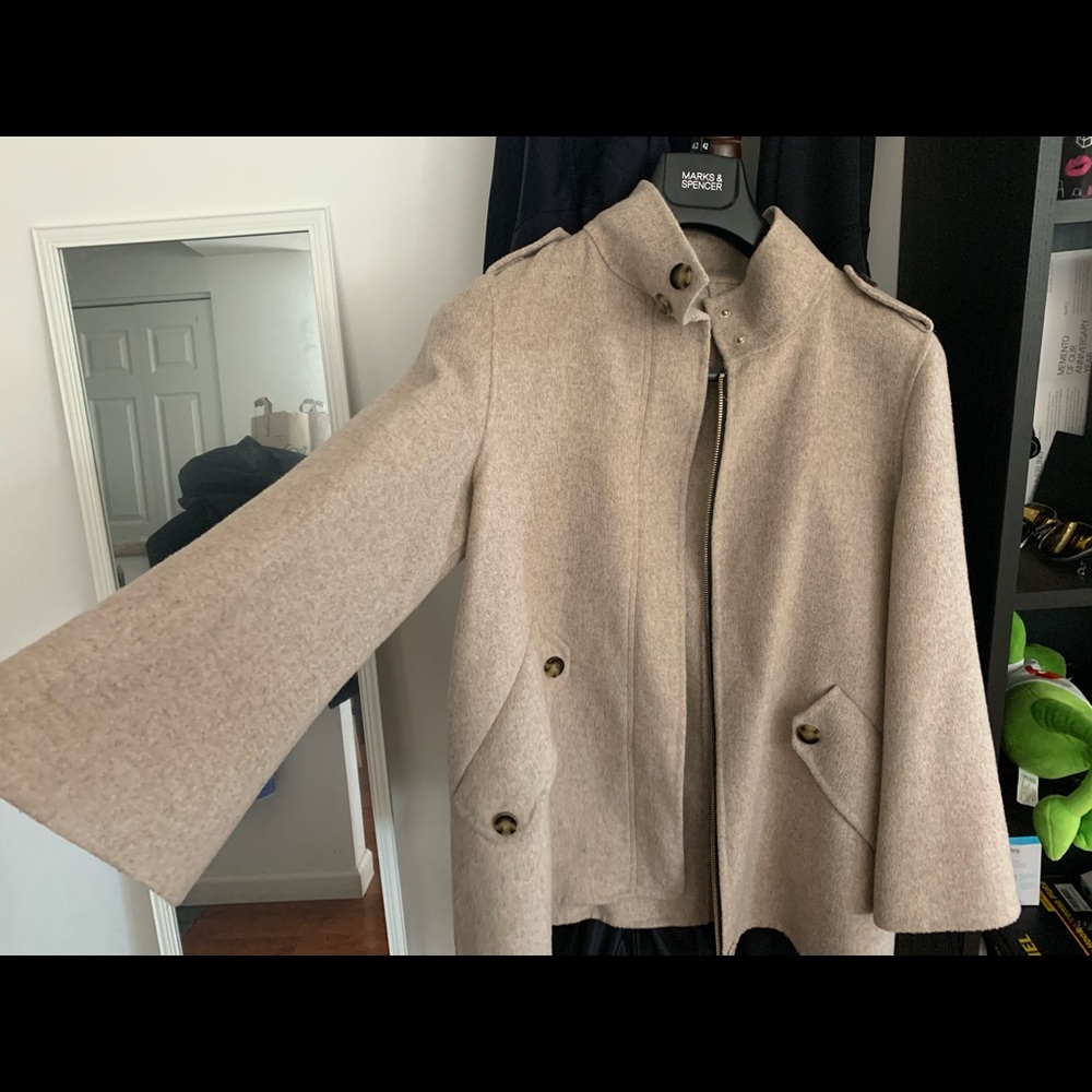 Zara wool blend coat